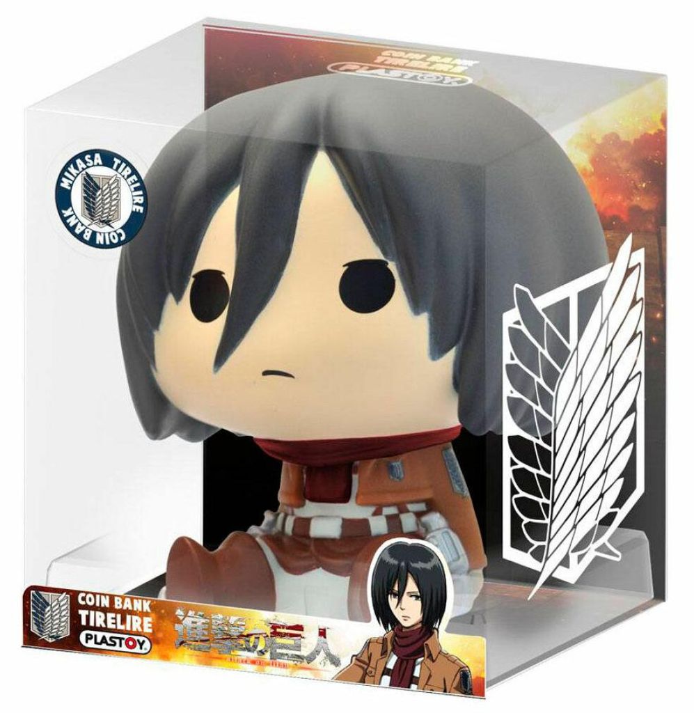 Plastoy Tirelire Chibi Mikasa Ackerman Image du produit 