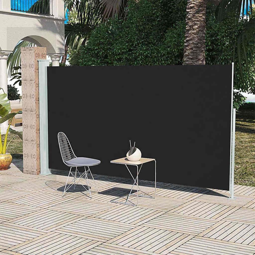 vidaXL Markiza boczna 160x300 cm czarna Zdjęcie produktu 
