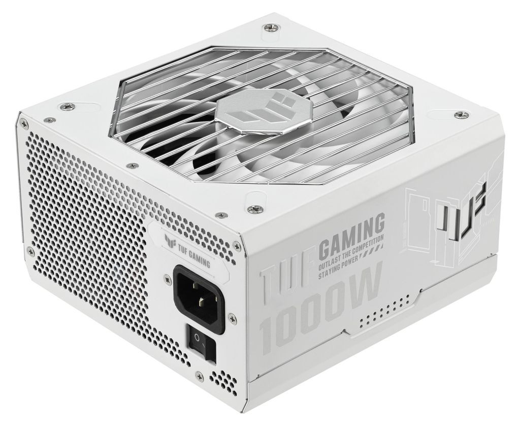 ASUS TUF Gaming 1000W Gold White Edition, 1000 W, 100 - 240 Produktbild 