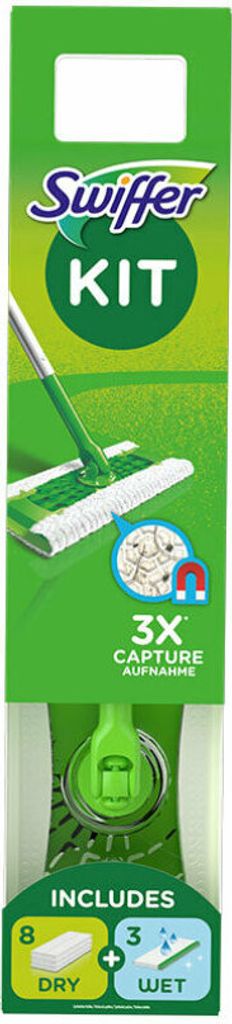 Swiffer Starter-Set Bodenwischer Trocken-/Nass-Wischtücher Produktbild 17