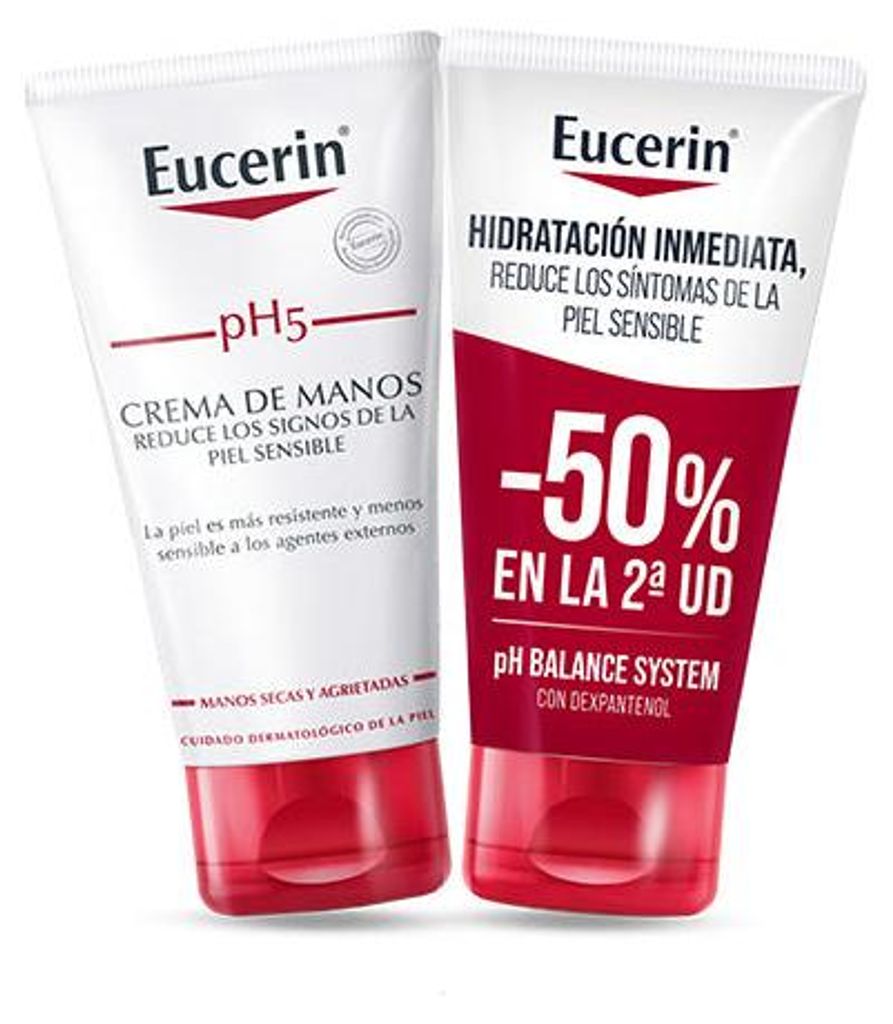 Eucerin Ph5 Handcreme 2x75ml Imagen del producto 