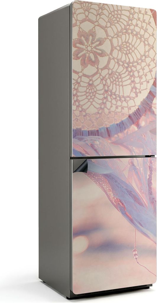 Zarter Traumfänger – Magnetische Kühlschrank Abdeckung – Dekorfolie magnetisch Küche – Kühlschrank Magnet Deko – selbstklebende Magnett...