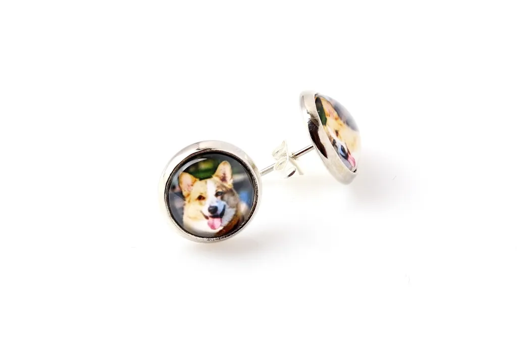 Gioielli Corgi Cardigan Art-Dog: Set Regalo Collana Orecchini Bracciale - 8