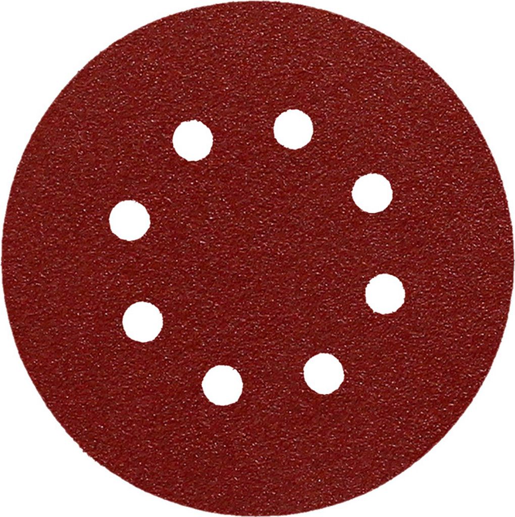 WOLFPACK LINEA PROFESIONAL Ersatz-Schleifpapier Velcro Disc 125 Ø Mit Löchern 120 korn