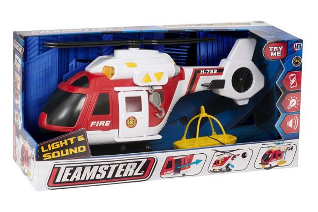 Hasičská helikoptéra Teamsterz so zvukom a svetlom Obrázok produktu 