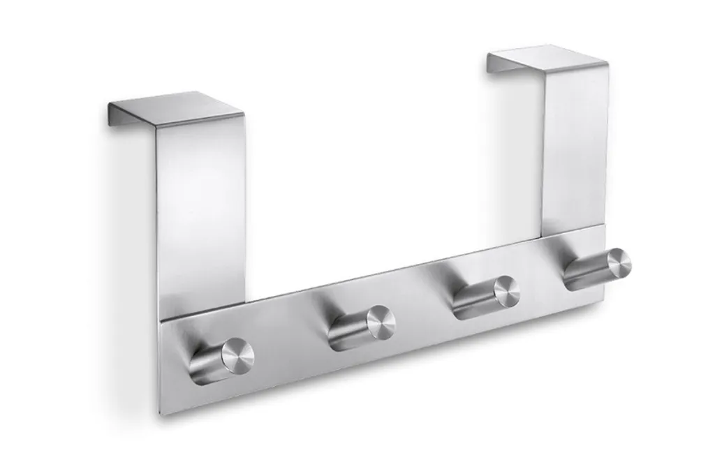 Patère de porte inox brossé 41 mm crochet robuste haute qualité ZACK