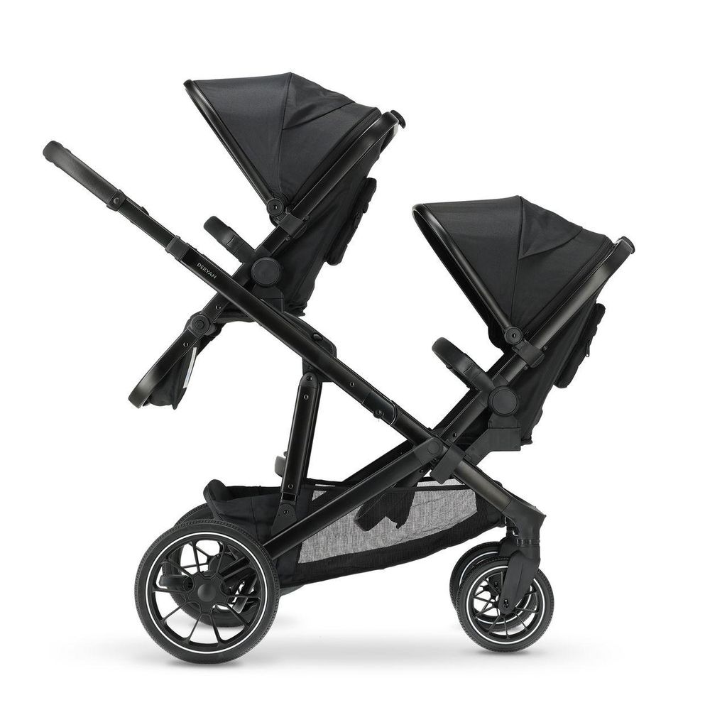 DERYAN Evy V2 Kinderwagen - Zwillingswagen - Erweiterbar - Produktbild 