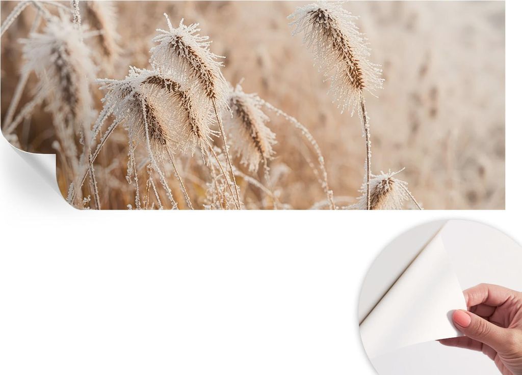 Selbstklebende Wandtapete - Dekorative Tapete für Wohnzimmer - Klebefolie für Wandbilder - Tapetenfolie für Wanddekoration - 208x146 cm - Winter...