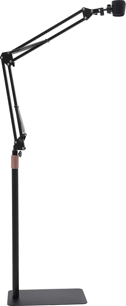 Support sèche-cheveux 55-100 cm en acier carbone rotation 360 degrés - 4