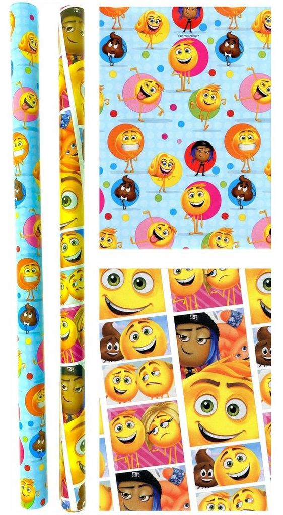 Emoji – dárkový papír s motivem smajlíků, 200 x 70 cm – 5 Obrázek produktu 