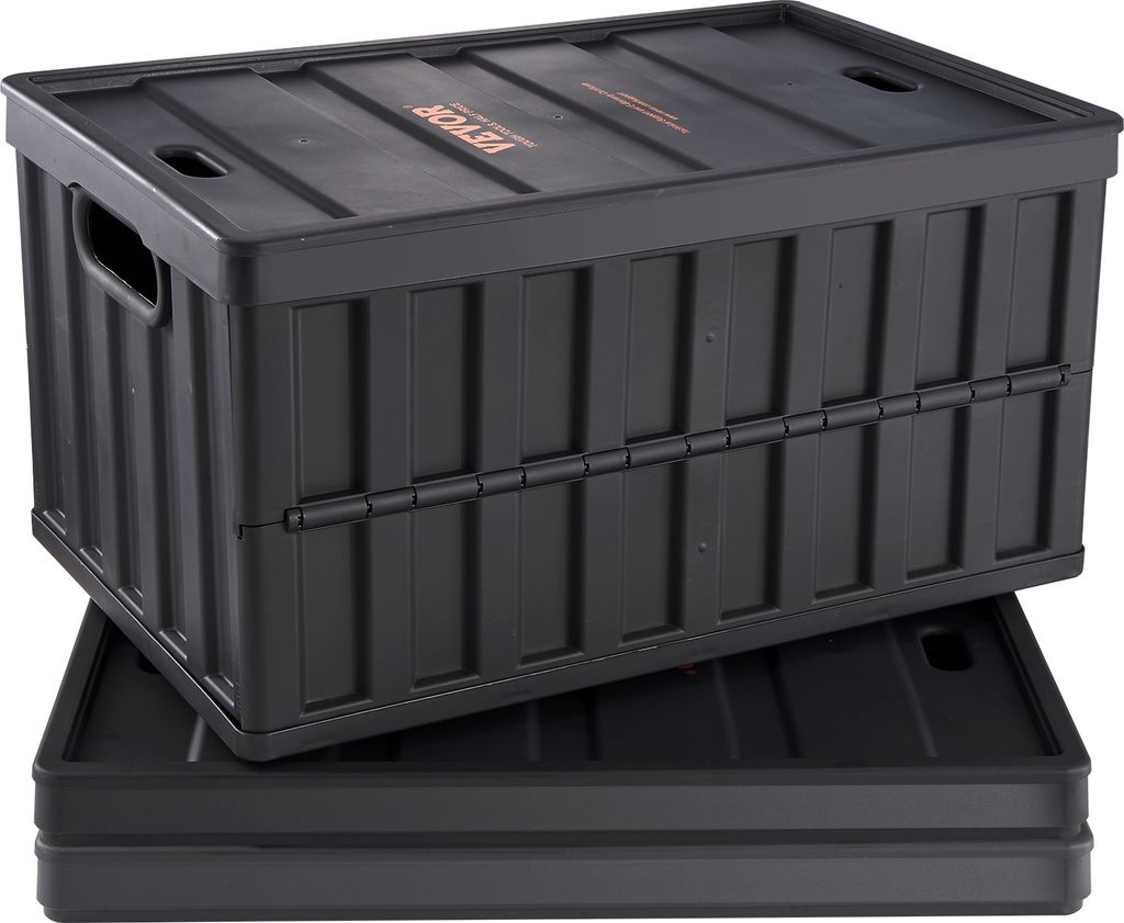 VEVOR 3er-Set 65L Profi Klappbox aus PP Transportbox mit Produktbild 