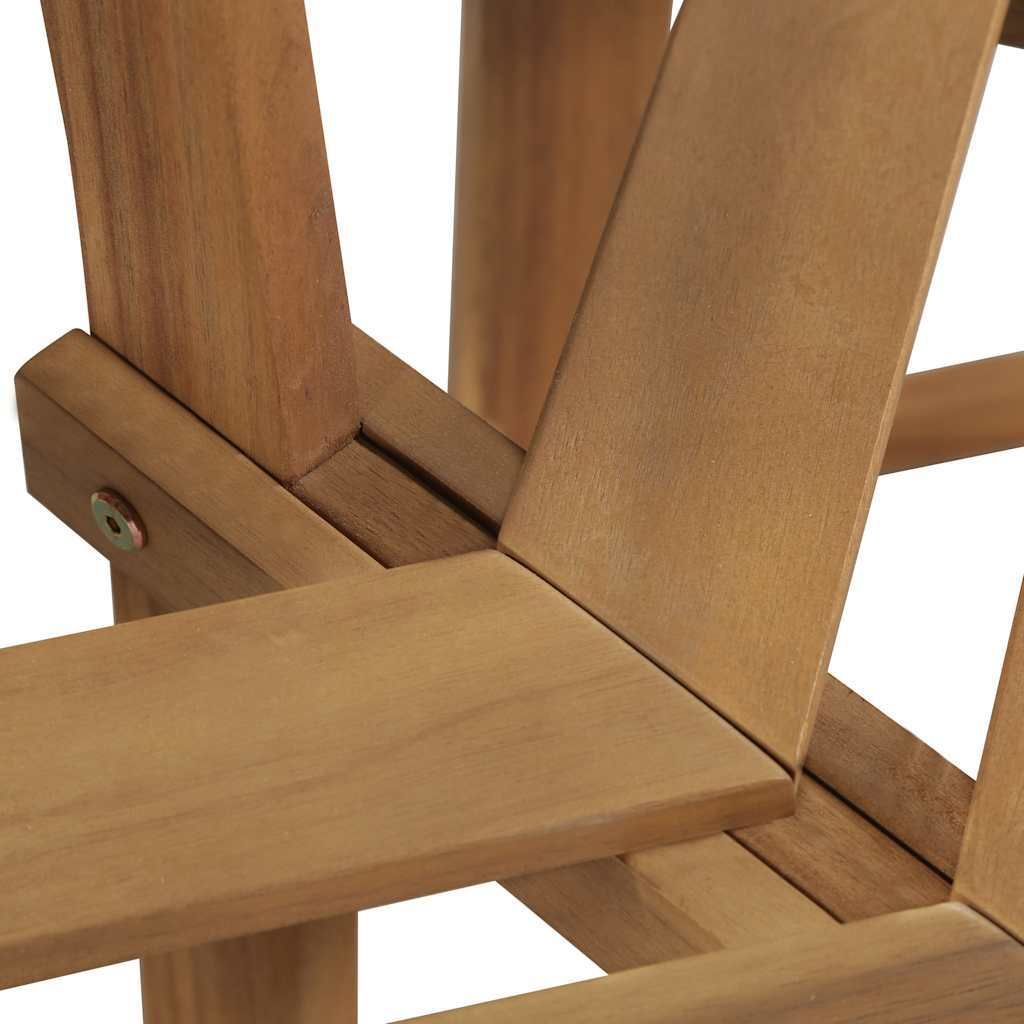 vidaXL Baumbank Halb-Hexagonal 160 cm Massivholz Akazie Produktbild 2