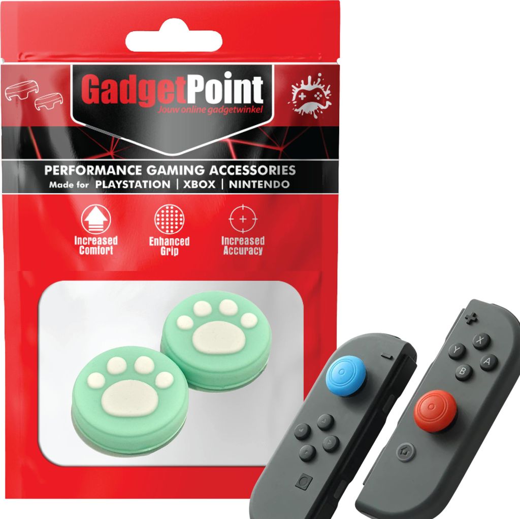 Thumbgrips - Thumb Grips voor Nintendo Switch Joy-Con Controllers - Gaming Thumbgrips - Performance Anti-Slip Thumbsticks - Bescherming Accessoires...