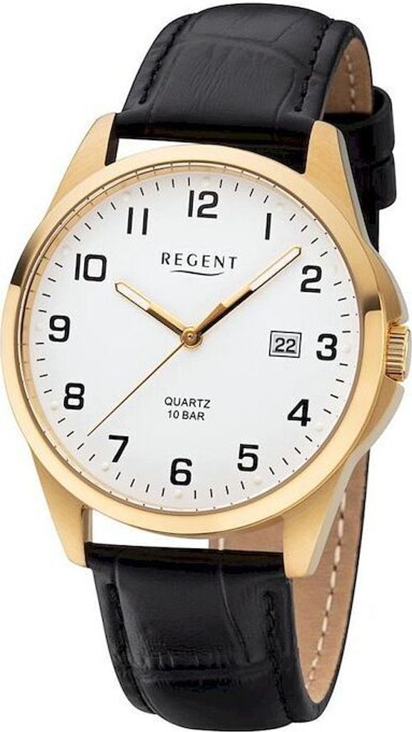 Leder Regent Uhren Armband Regent Herren-Uhr Analog Quarz