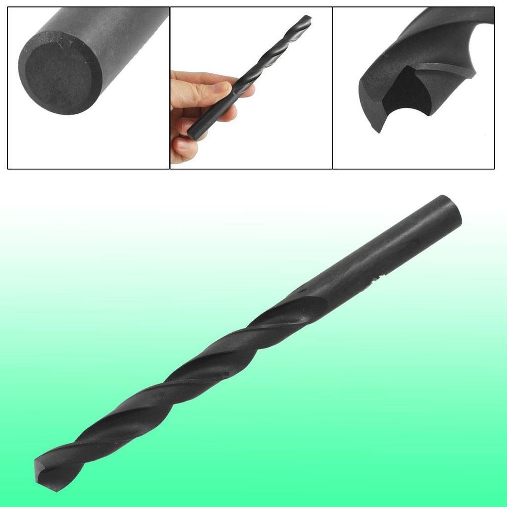 Extra Lange Spiralbohrer 9,9 mm HSS Metallbohrer Bit fš¹r elektrische Bohrmaschinen, Zylinderschaft Stahlbohrer Werkzeug fš¹r Edelstahl, Kupfer...