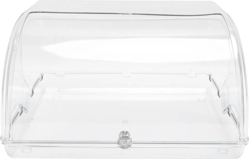 Boîte de rangement flip-top transparente en acrylique pour table à manger