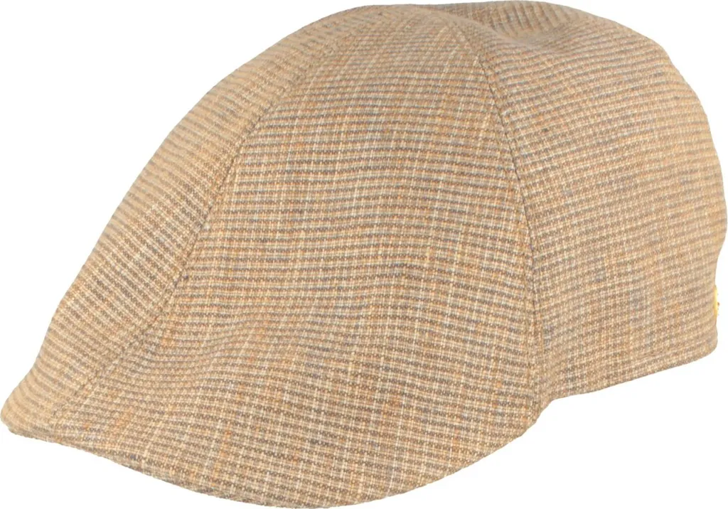 Casquette de marin d'été pour voyage en lin beige Mayser Paddy en XL