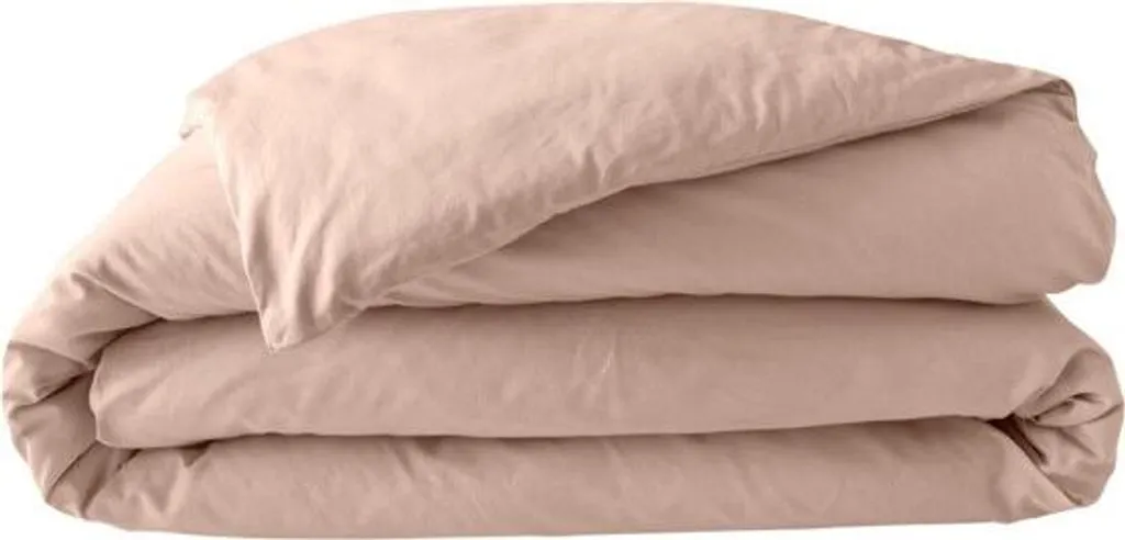 Housse de Couette LIA Percale de Coton Rose : Finis les Draps Rêches