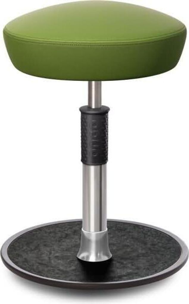 Sitz- Stehhocker Free Regular Hutsitz skai Nature Base h.grün Chrom /schwarz.