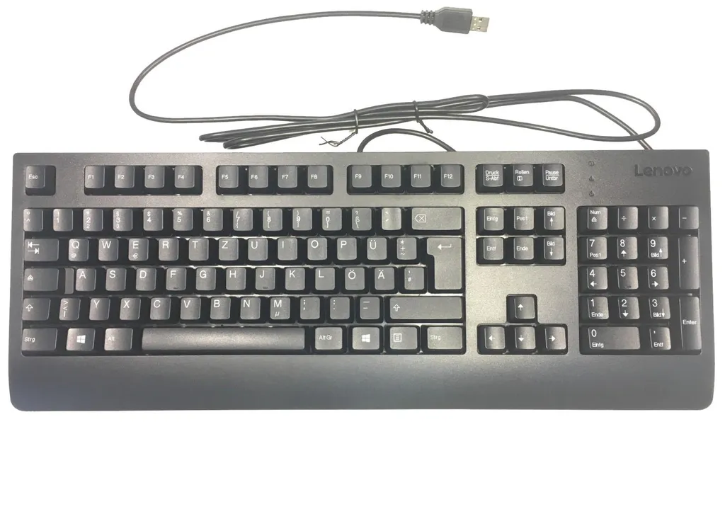 Clavier Filaire USB Lenovo Preferred Pro II Noir pour Bureau Pro