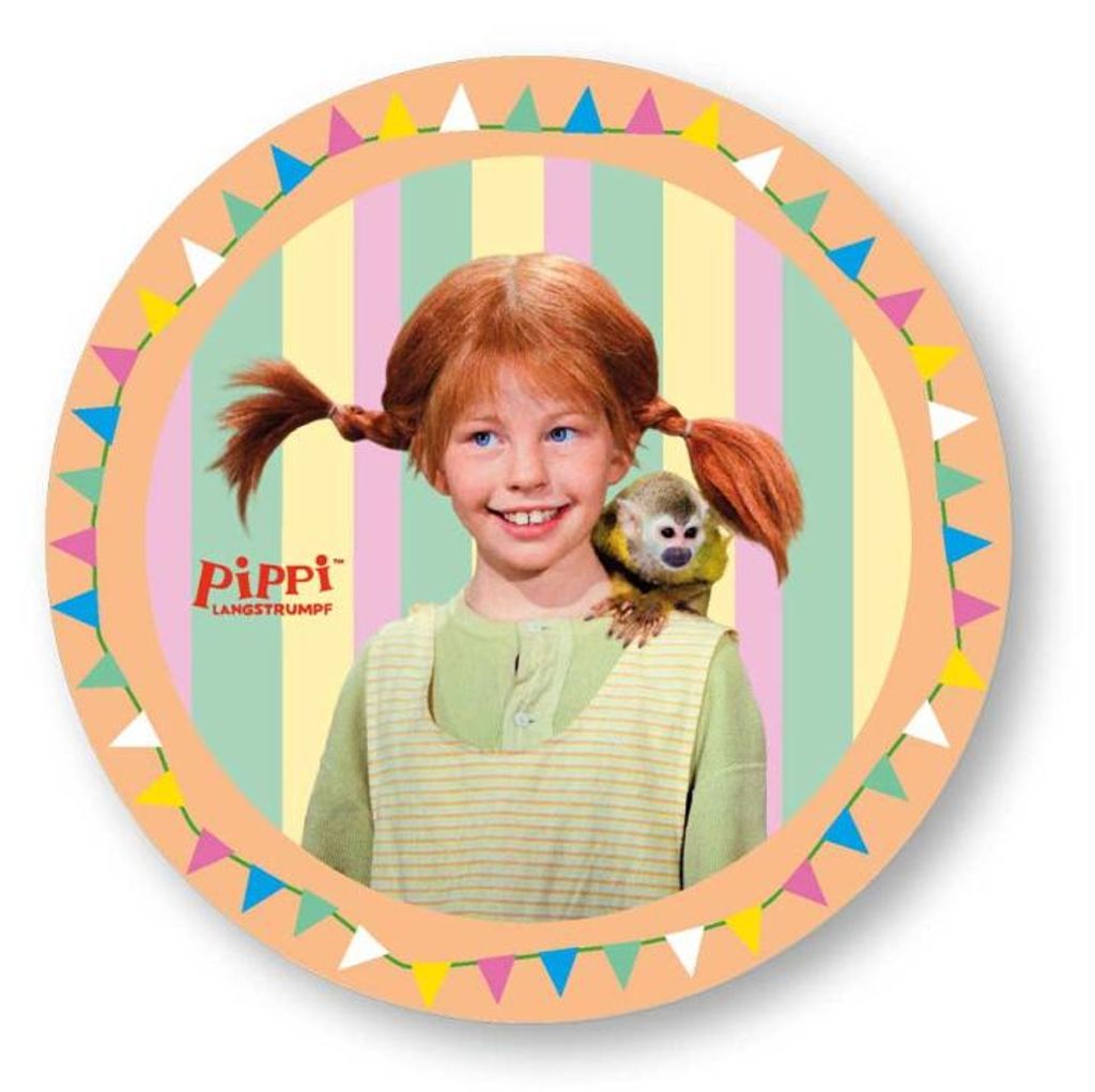 Pippi Langstrumpf Essbarer Tortenaufleger Kuchendeko Produktbild 