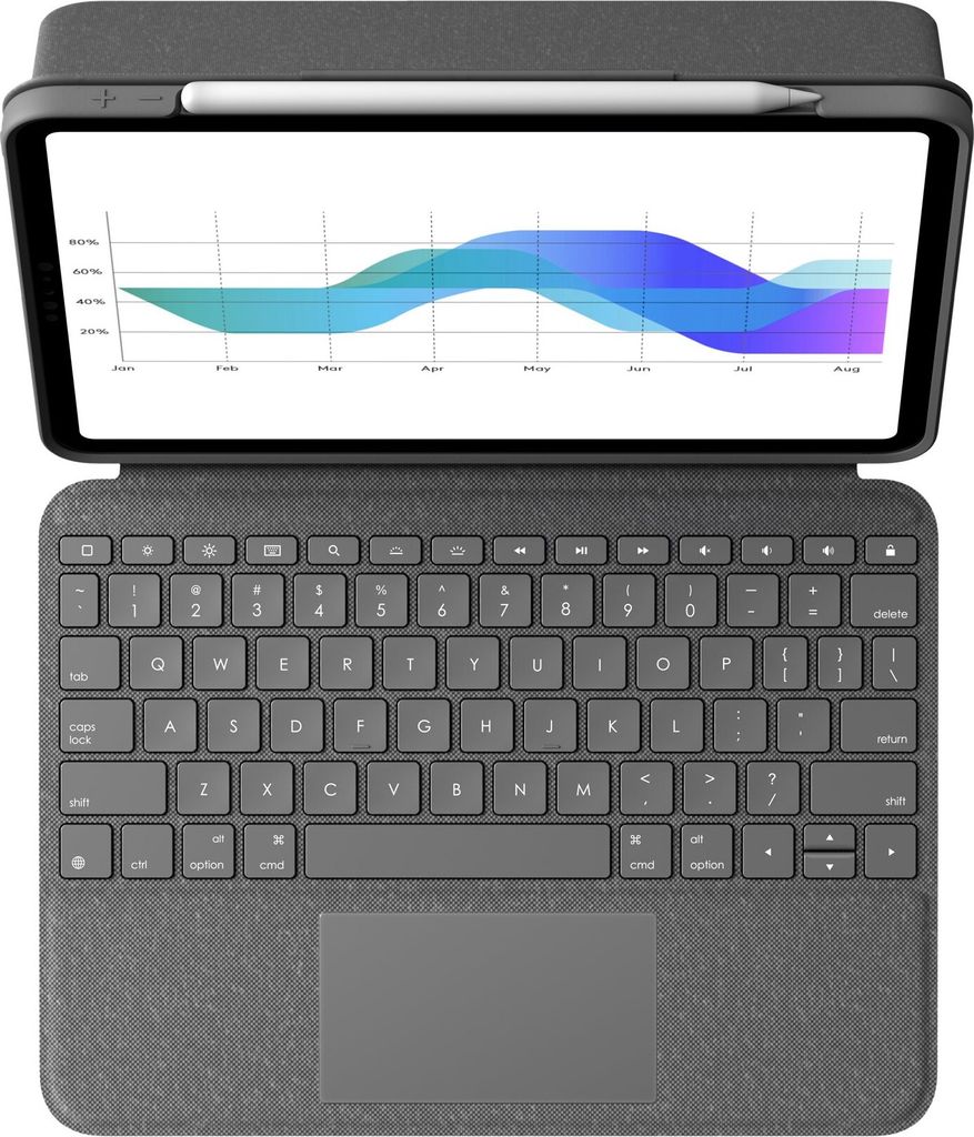 Logitech Folio Touch für iPad Air (5. Gen.), Grafit, Smart Produktbild 