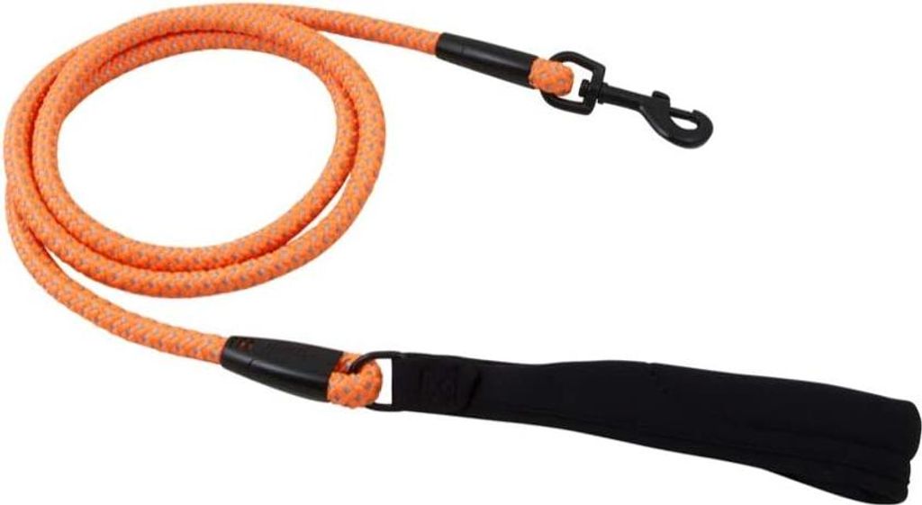 Hurtta Dazzle Seil-Leine, Orange, 180cm*11mm