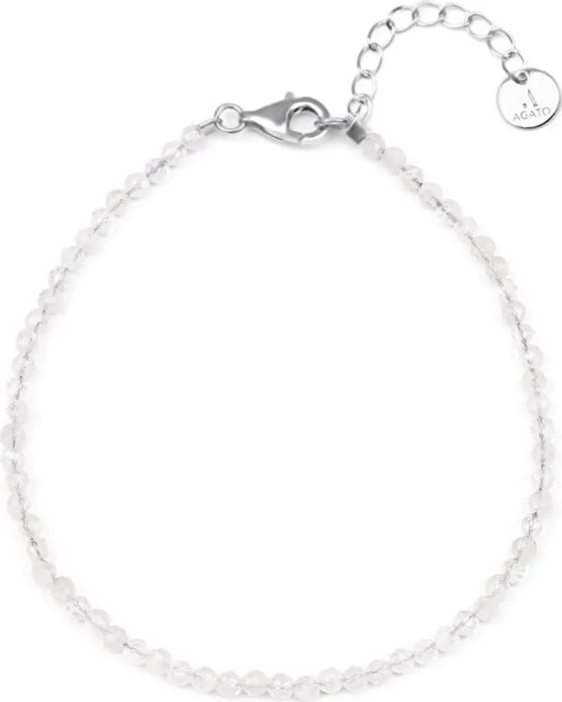 Bracciale Pietra di Luna POL-B06/21L Minerale Naturale | Gioielleria Online