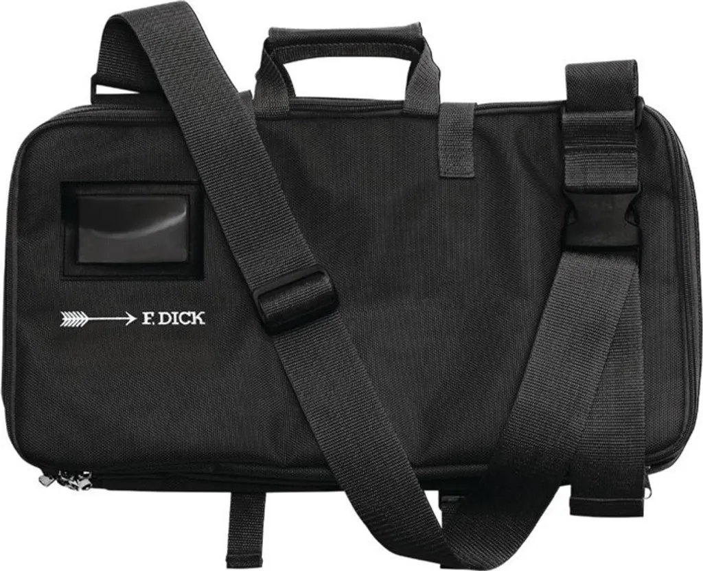 Custodia Coltelli Dick Nera Vuota - Borsa Professionale per Cuochi