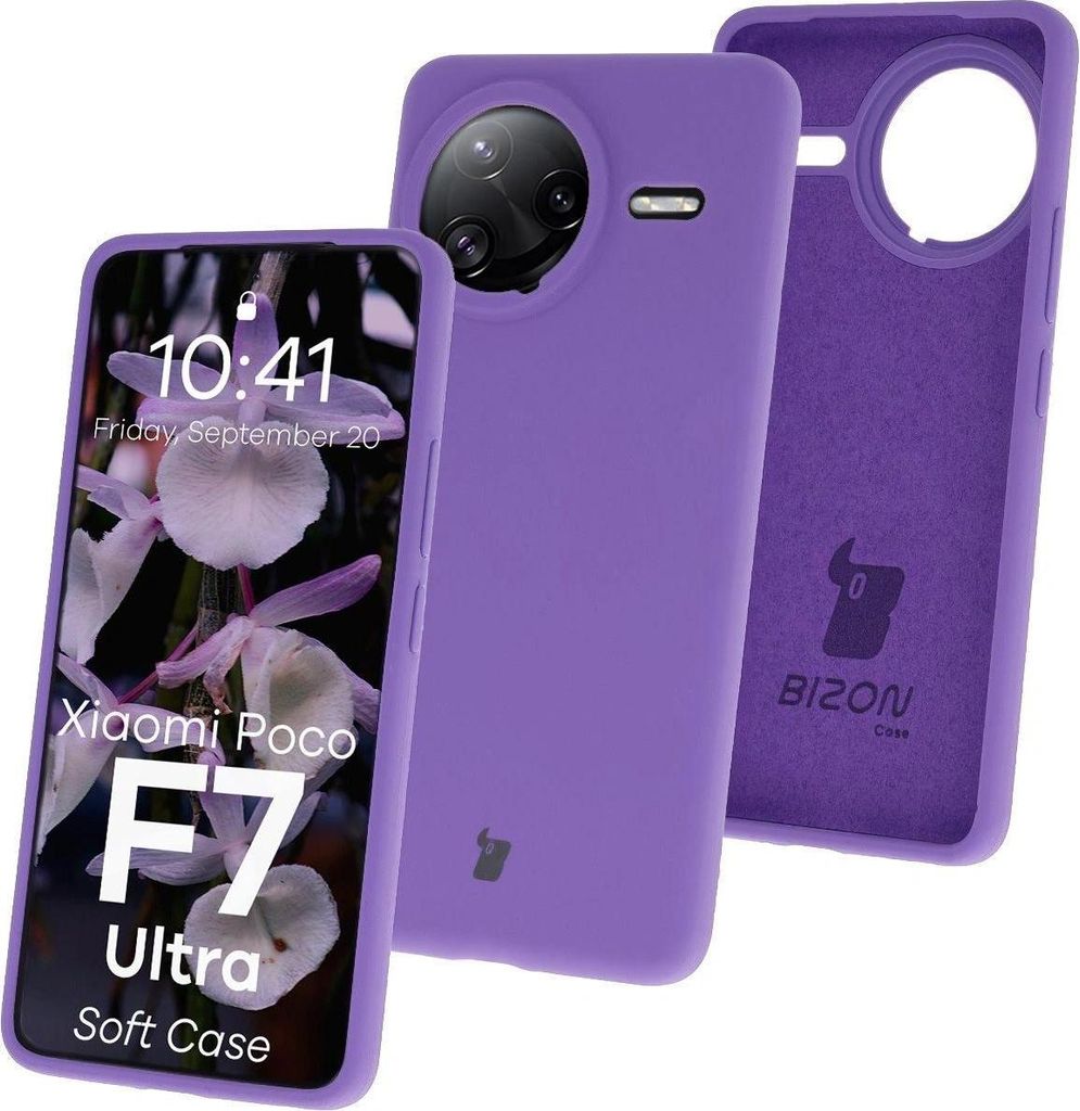 Bizon Soft Case Xiaomi POCO F7 Ultra lila