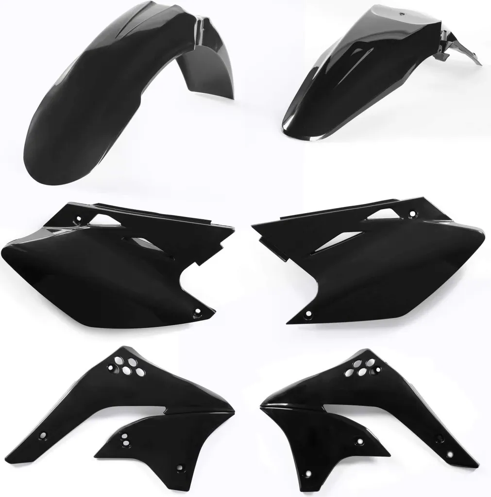 Kit carénage ACERBIS 6 pièces noir pour moto KAWASAKI KX 450 F complet
