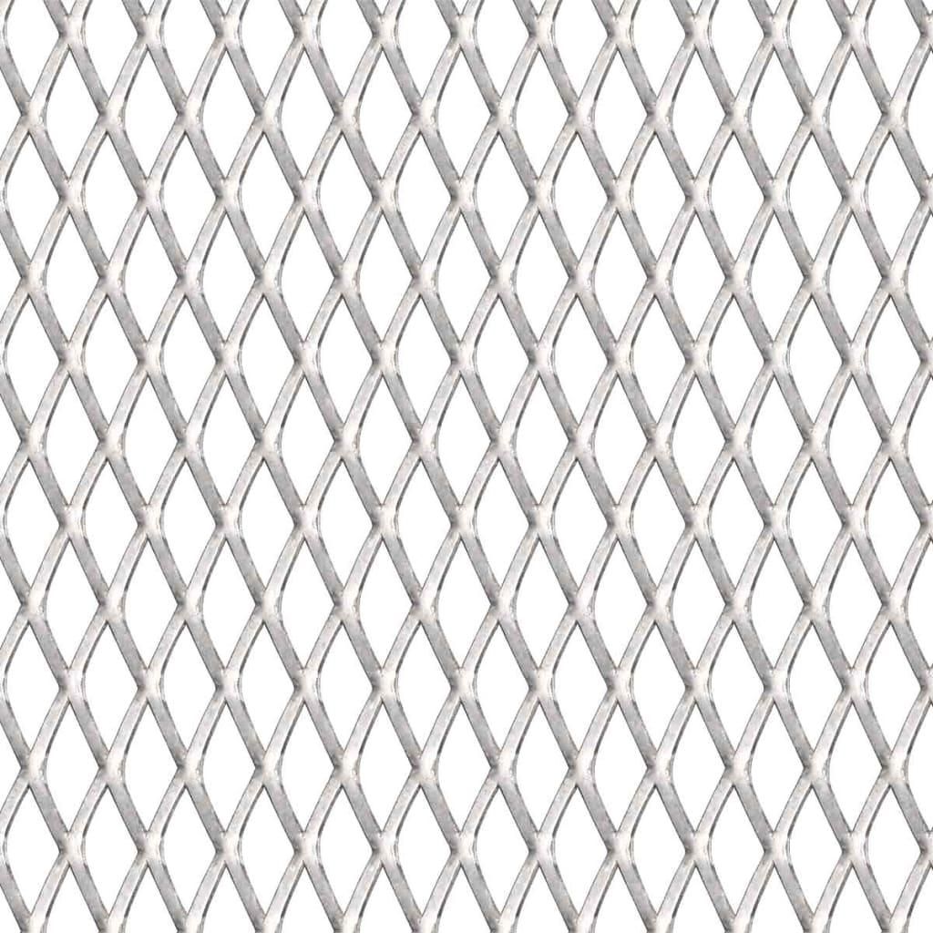 vidaXL Gittermatte Streckmetall Edelstahl 100x85 cm 45x20x4 Produktbild 