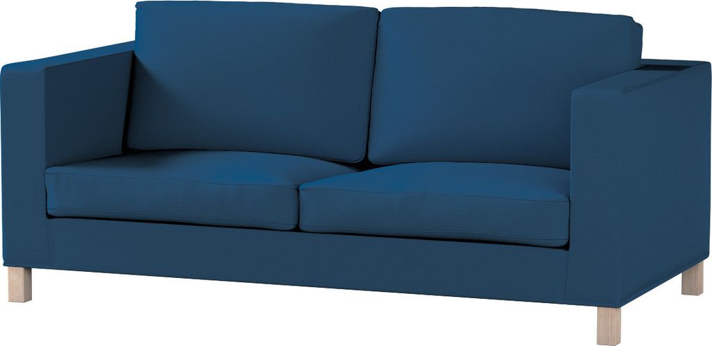Dekoria Bezug für Karlanda Schlafsofa, kurz, marinenblau , Bezug für Schlafsofa Karlanda kurz