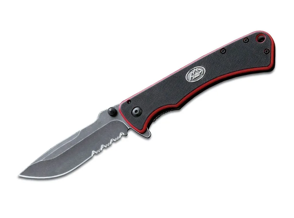 Outdoor Edge Divide DV-10S Couteau Mixte avec Lame Dentelée en Acier