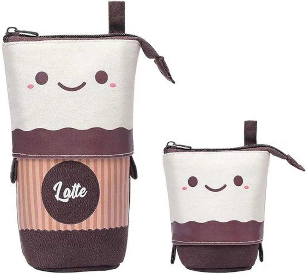 Trousse scolaire colorée avec personnages de dessins animés pour fille