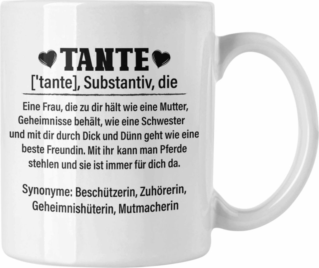 Trendation - Beste Tante Geschenk Tasse Lustig Spruch Beste Produktbild 