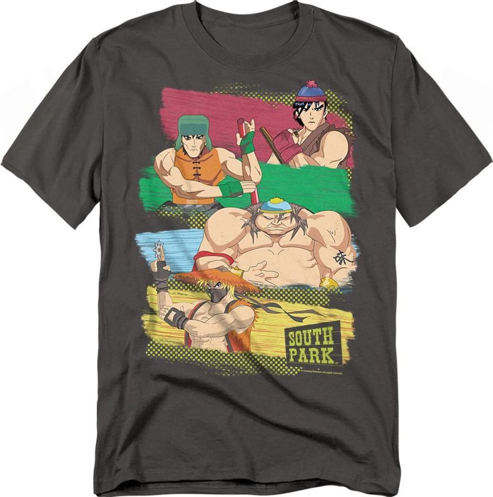 South Park - T-Shirt für Herren/Damen Uni TV21097 (3XL) (Holzkohle)