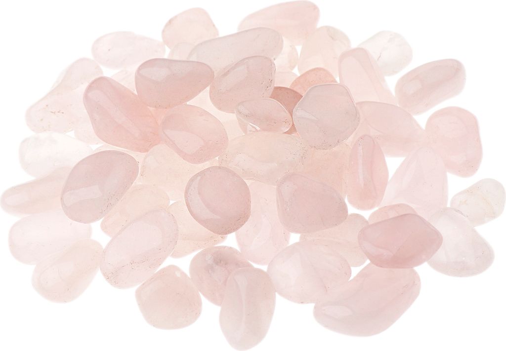 NKlaus 300g Rosenquarz 15 - 25 mm Heilsteine Trommelsteine Barockteine Schmucksteine 14684