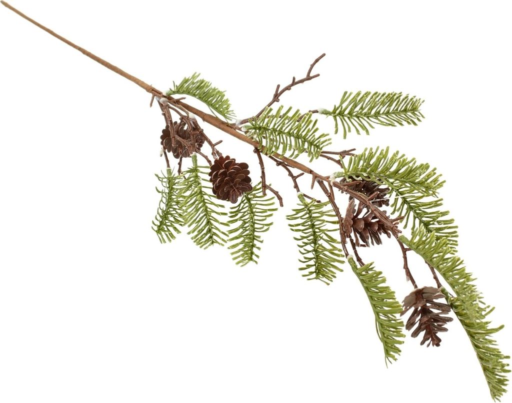 Fichtenzweig mit Zapfen 70 cm