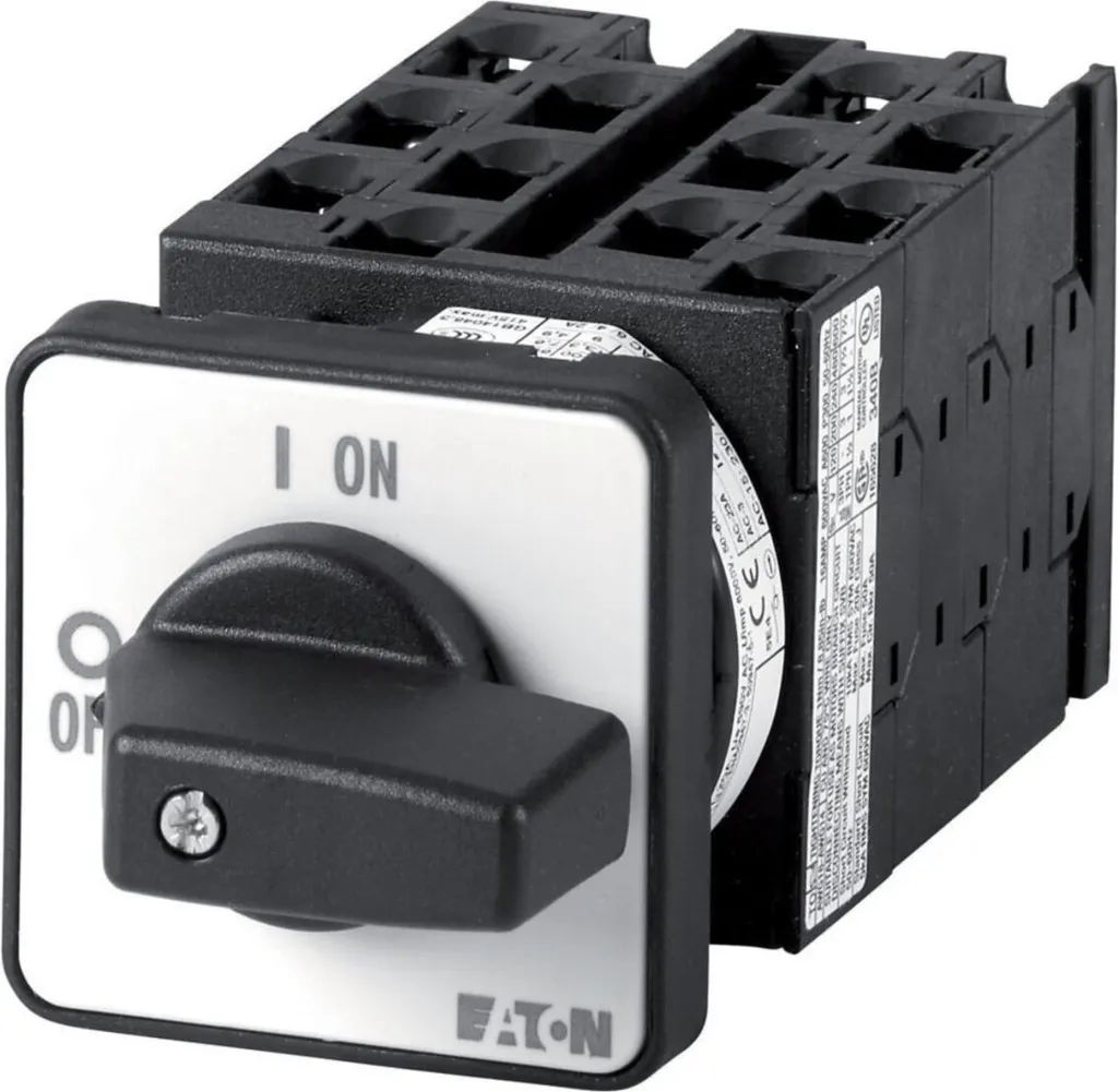 Eaton T0-6-15866/E Interrupteur 3P Noir Anti-Coupure Arc Électrique Fiable