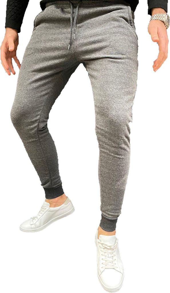 Megaman Herren Outdoor Jogginghose Sweatparts Baumwolle Hose Trainingshose Jogger Fitness Slim Fit Streetwear Männer Jungs Antrahzit XL