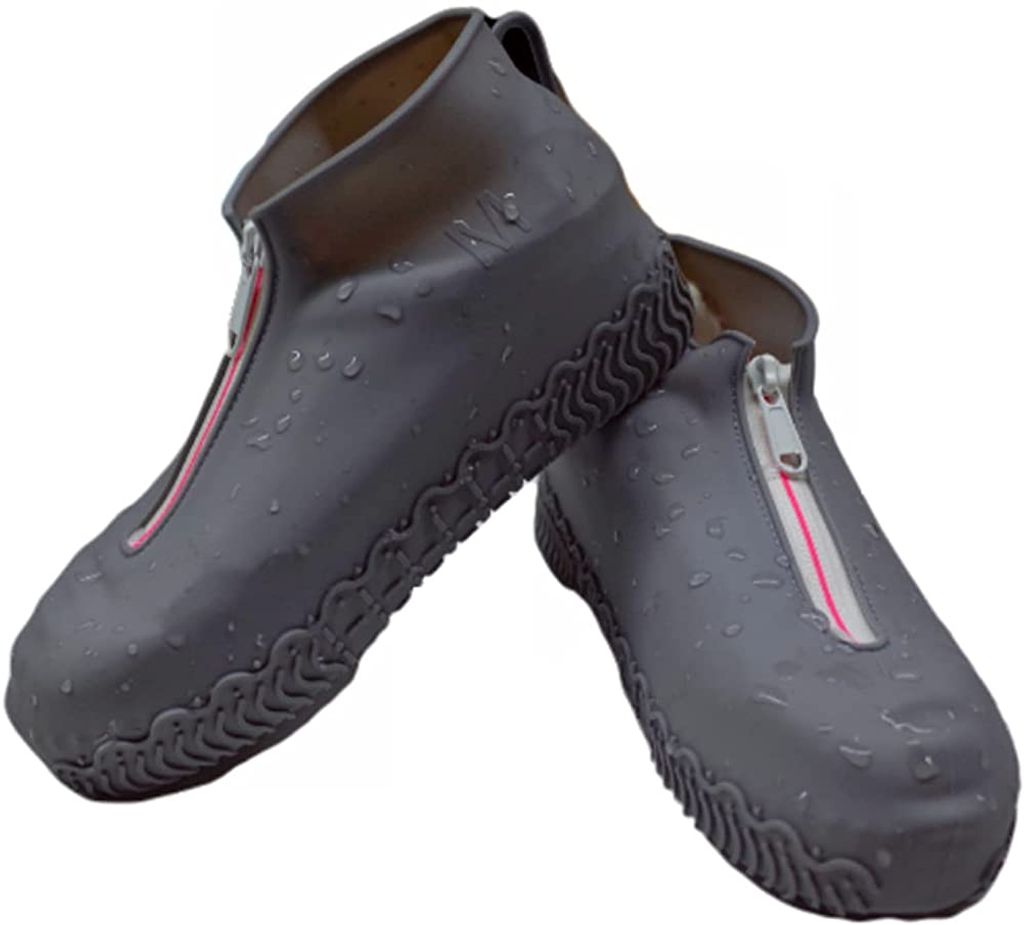 1 Paar Überschuhe Wasserdichte Schuh-Überzieher Rutschfeste Regen-Schuhe DE 