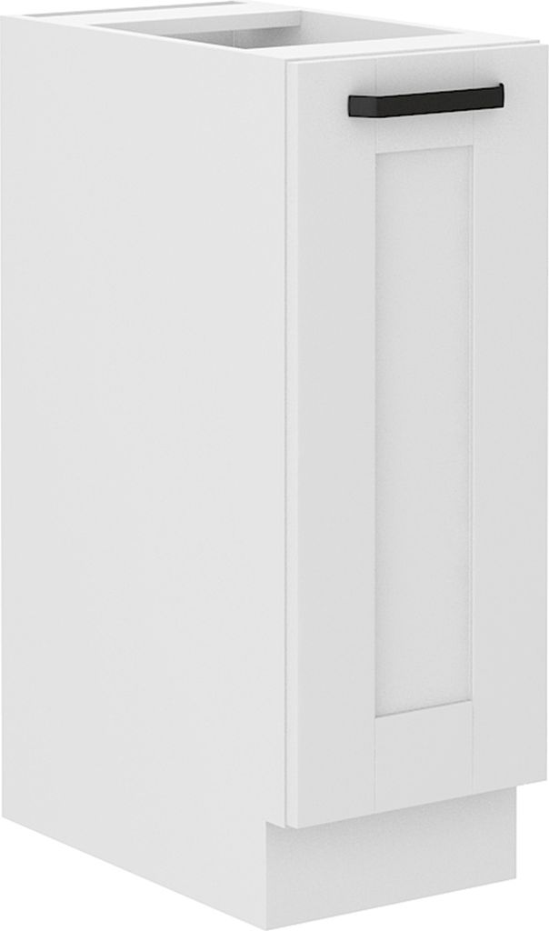 Kondela Unterer Küchenschrank mit ausziehbarem Korb Lula D30 Cargo – weiß