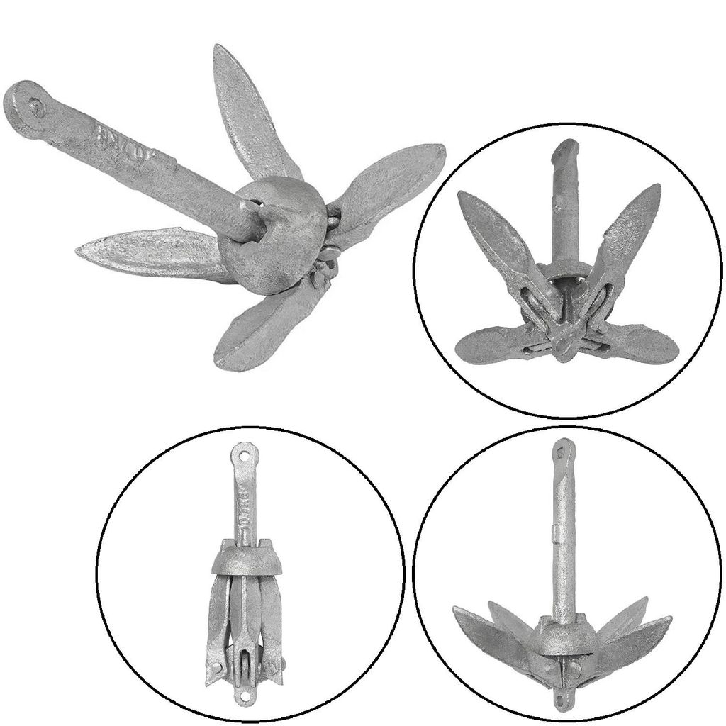 VidaXL Faltanker 4-Flunken - Klappanker Für Boote Und Kajaks