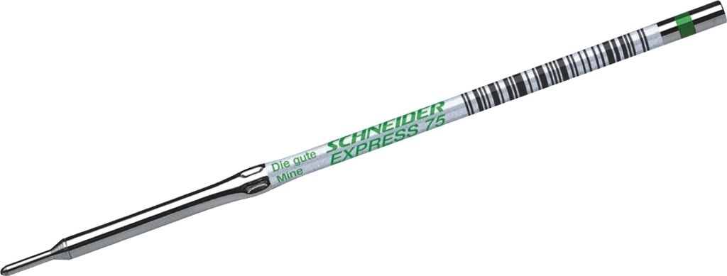 Schneider - Ballpinfüllung 75 Express Medium Green | 10 Stück