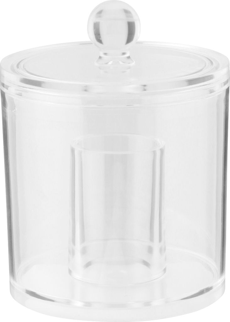 Axentia Kosmetik-Organizer, rund, transparent