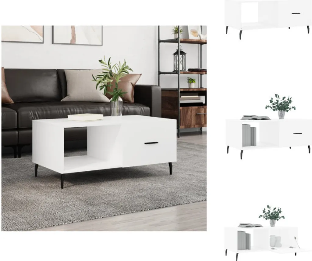 Must-Have Salotto: vidaXL Tavolino da Caffè Bianco 90x50x40 cm Legno