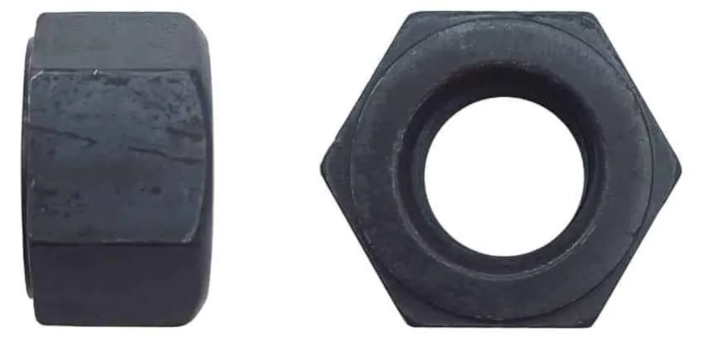 Écrous M18 pour Secteur Industriel ASTM A194 2H Brut D-Work en Lot 25