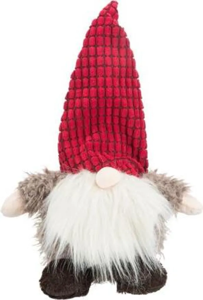 Elfo di Natale Trixie 33cm | Gioco Peluche per Cani con Suono e Foglio