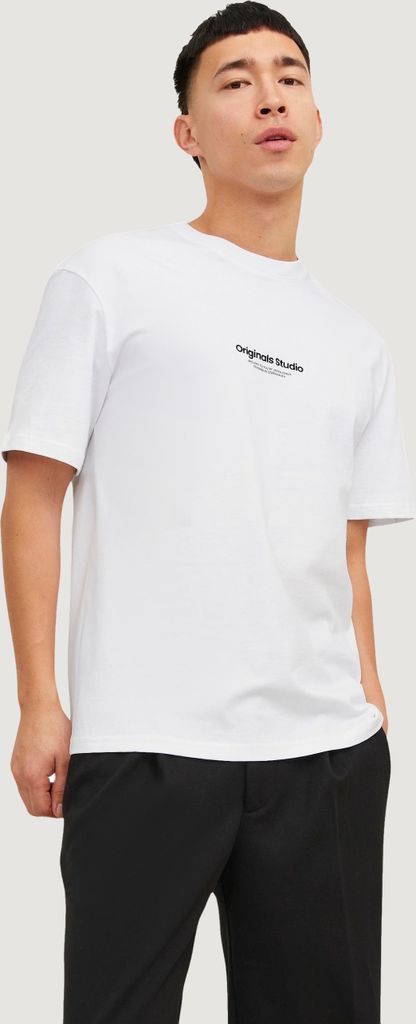 Jack & Jones Vesterbro Kurzarm-t-shirt Weiß XL Mann Weiß XL Produktbild 